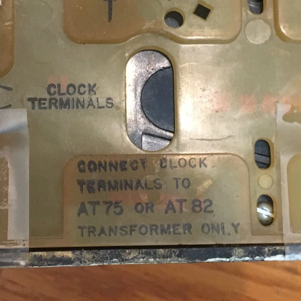 Vintage 1950s Honeywell Electric Clock Thermostat-USA Made-AT75 OR AT82 - Picture 7 of 10